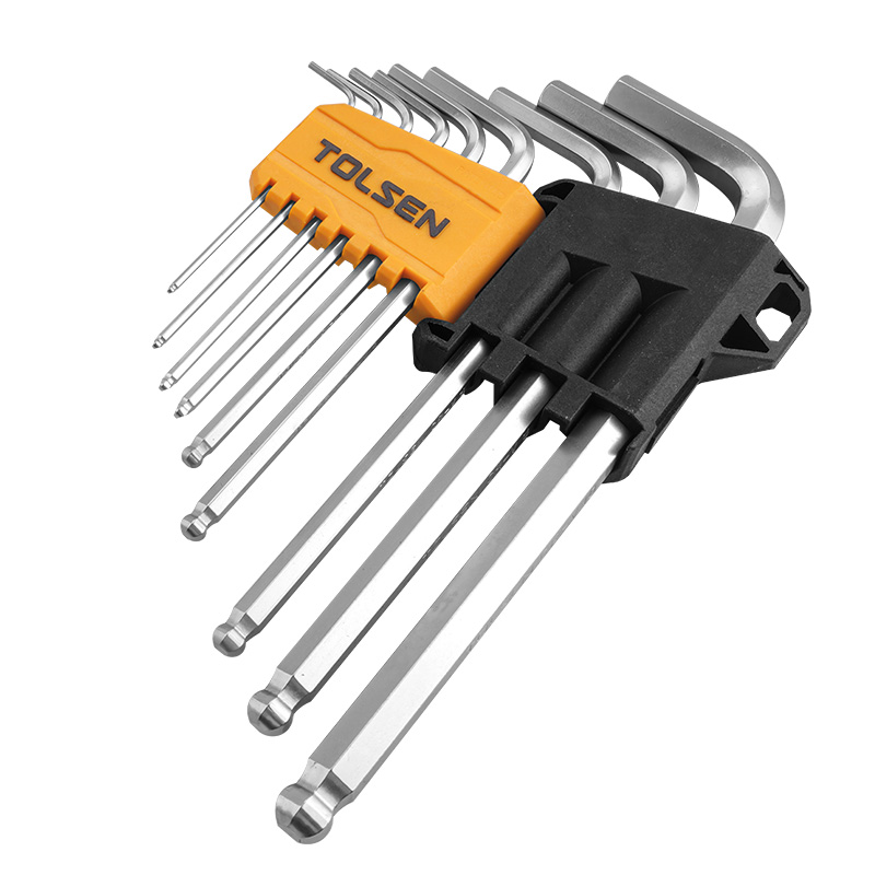 TO20053 SET IMBUS KLJUČEVA SA KUGLICOM 9 KOM 1.5-10 MM