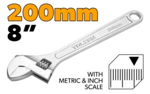 KLJUČ PODESIVI 200 MM, MAX. 24 MM