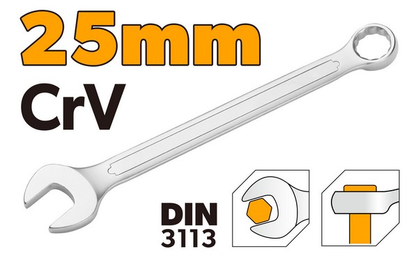 TO15833 KLJUČ KOMBINIRANI PROFI 25 MM