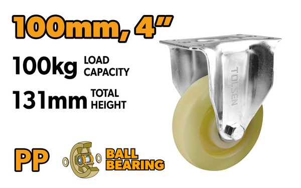 TO62902 KOTAČ ZA KOLICA FIX 100 MM MAX. 100 KG