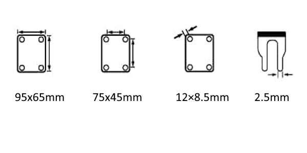 TO62912 KOTAČ ZA KOLICA OKRETNI SA KOČNICOM 100 MM - MAX. 100 KG