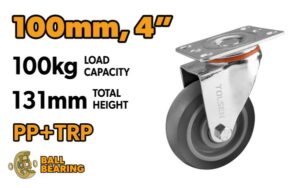 KOTAČ ZA KOLICA OKRETNI 100 MM- MAX. 100 KG