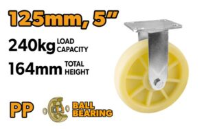 KOTAČ ZA KOLICA FIX 125 MM MAX. 240 KG