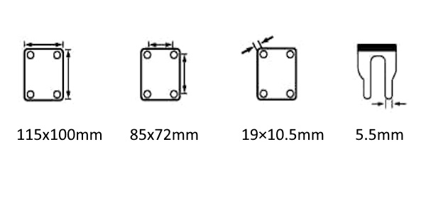 TO62937 KOTAČ ZA KOLICA FIX 190 MM, MAX 380 KG