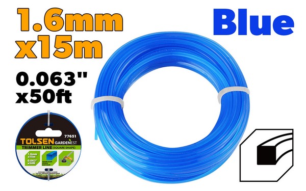 NIT ZA TRIMER ČETVRTASTI 1,6 MMX15 M