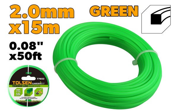 NIT ZA TRIMER ČETVRTASTI 2,0 MMX15 M