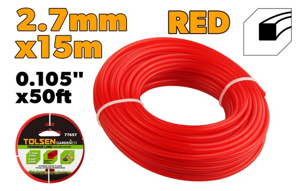 NIT ZA TRIMER ČETVRTASTI 2,7 MMX15 M