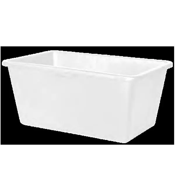 AM92132 POSUDA ZA MESO ČETVRTASTA 80 L-BIJELA
