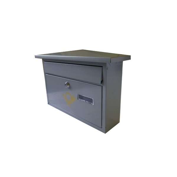 POŠTANSKI SANDUČIĆ 23X33X8CM SREBRNI