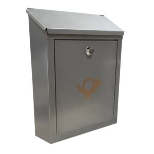 JSTX0070MI-S POŠTANSKI SANDUČIĆ SREBRNI 30X21X6 CM