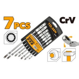 TO15259 SET KOMBINIRANIH KLJUČEVA FLEX 7 KOM, 8-19 MM