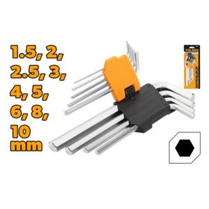 SET IMBUS KLJUČEVA 9 KOM 1.5-10 MM