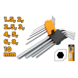 SET IMBUS KLJUČEVA DUGIH 9 KOM 1.5-10 MM