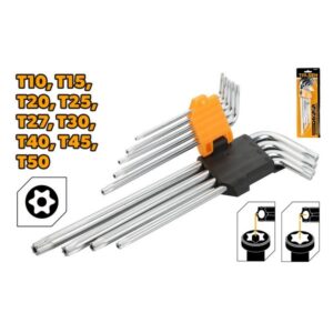 SET TORX KLJUČEVA DUGIH 9 KOM T10-T50