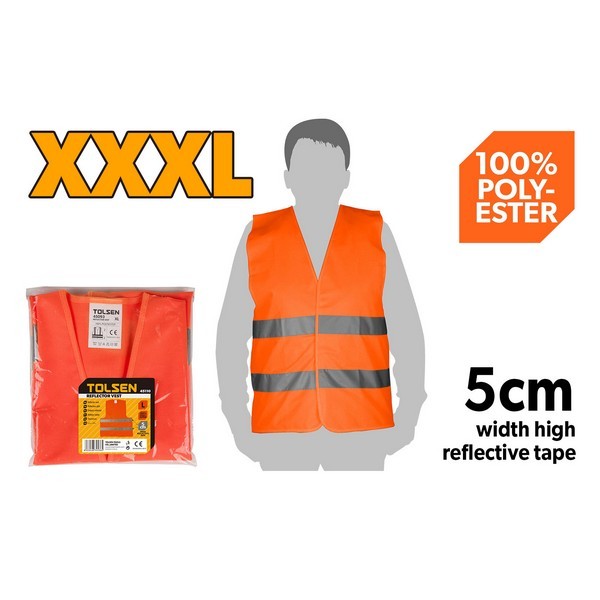 TO45113 PRSLUK SIGURNOSNI REFLEKTIRAJUĆI XXXL