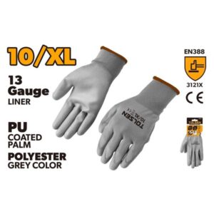 RUKAVICE RADNE (PU PREMAZANE SIVE) 10 (XL)
