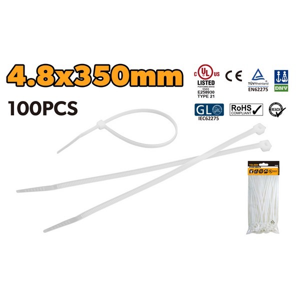 VEZICE ZA KABLOVE NATUR 4.8*350MM