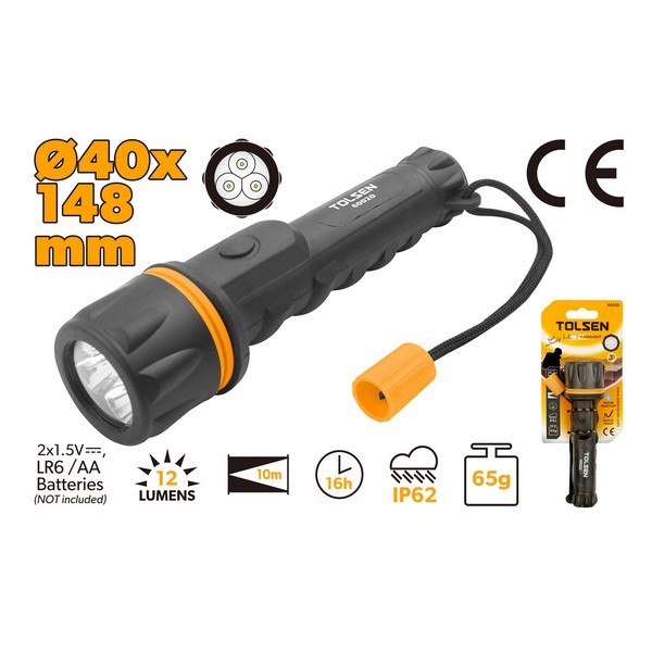 TO60020 LAMPA RUČNA BATERIJSKA 3 LED