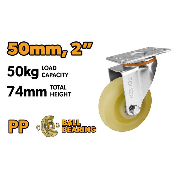 KOTAČ ZA KOLICA OKRETNI PP 50 MM- MAX. 50 KG