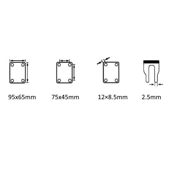 TO62908 KOTAČ ZA KOLICA OKRETNI PP 100 MM- MAX. 100 KG