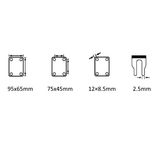 TO62920 KOTAČ ZA KOLICA FIX 75 MM MAX. 100 KG