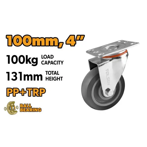 TO62928 KOTAČ ZA KOLICA OKRETNI 100 MM- MAX. 100 KG