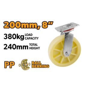 KOTAČ ZA KOLICA OKRETNI 190 MM- MAX. 380 KG