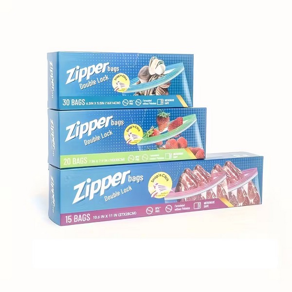 YW2F-35298-1 VREĆICE ZA PAKIRANJE SA ZATVARAČEM 18*16CM/20 KOM