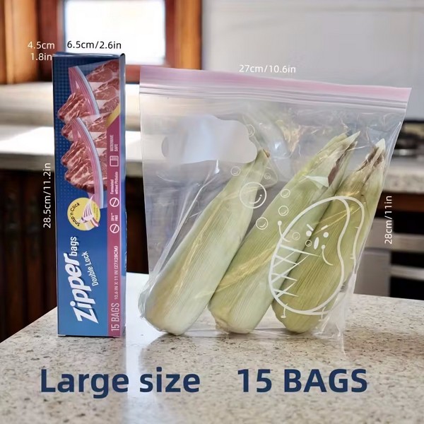 YW2F-35298-3 VREĆICE ZA PAKIRANJE SA ZATVRAČEM 25,5*25CM/20 KOM