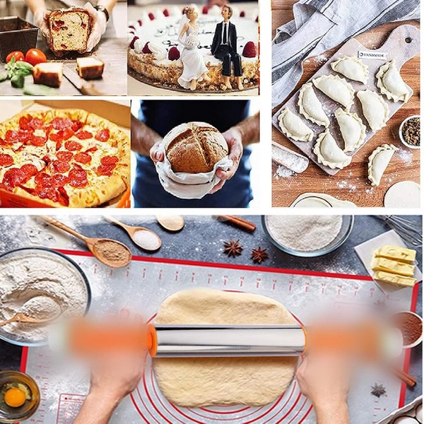 YWF3-16931-17 VALJAK ZA TIJESTO METALNI 32 CM