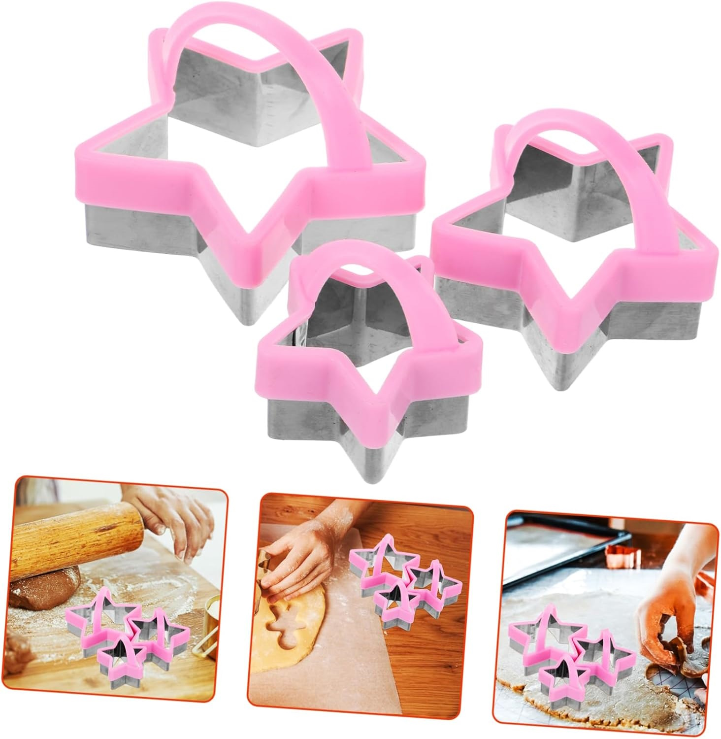 YWF316931-101 REZAČ KEKSA 3 KOM ZVIJEZDA