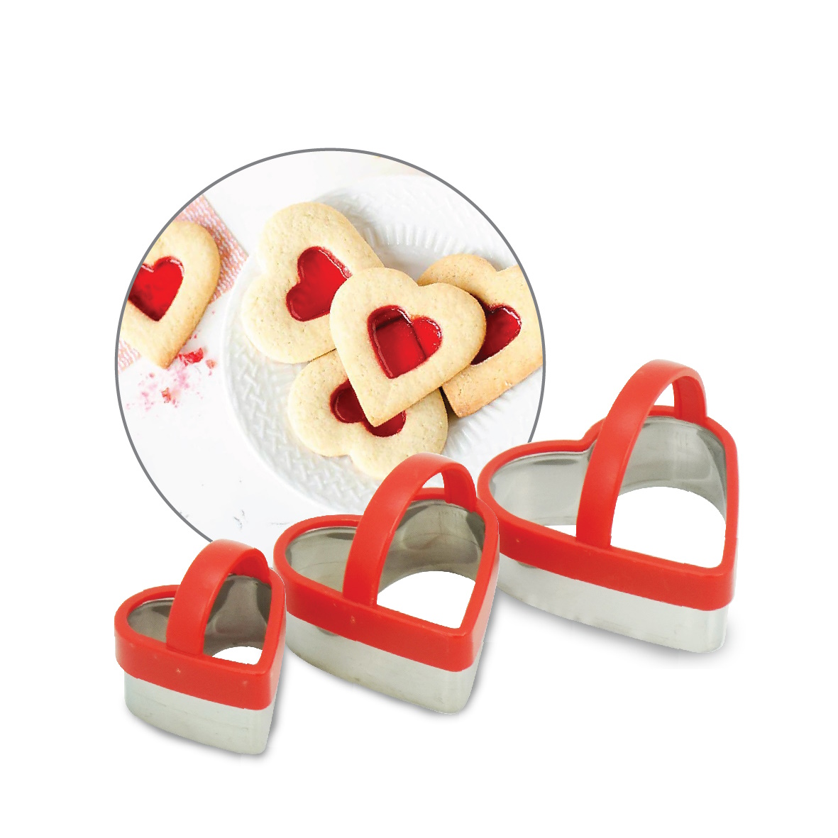 YWF316931-104 REZAČ KEKSA SRCE 3 KOM