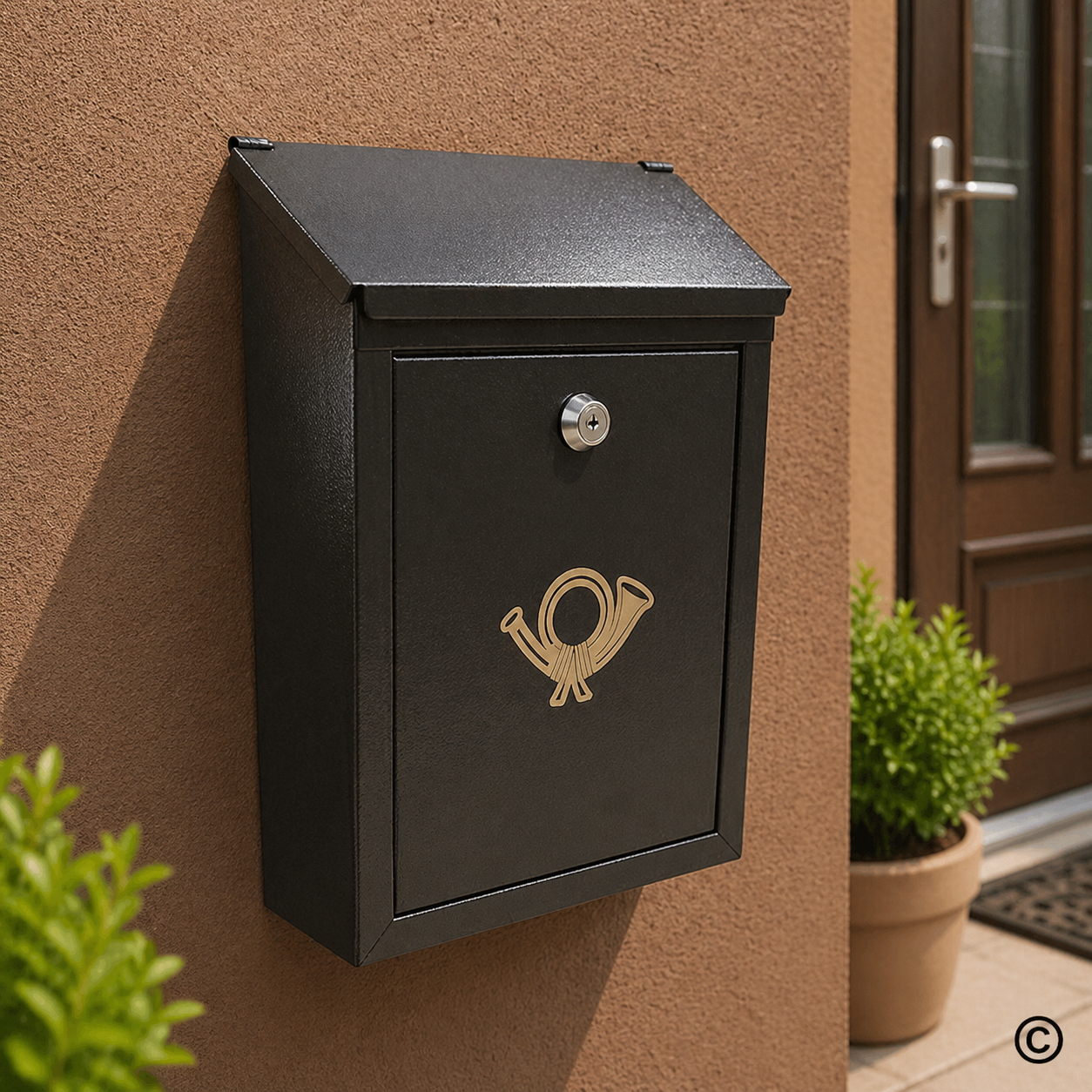 JSTX0070MI-B POŠTANSKI SANDUČIĆ SMEĐI 30X21X6 CM
