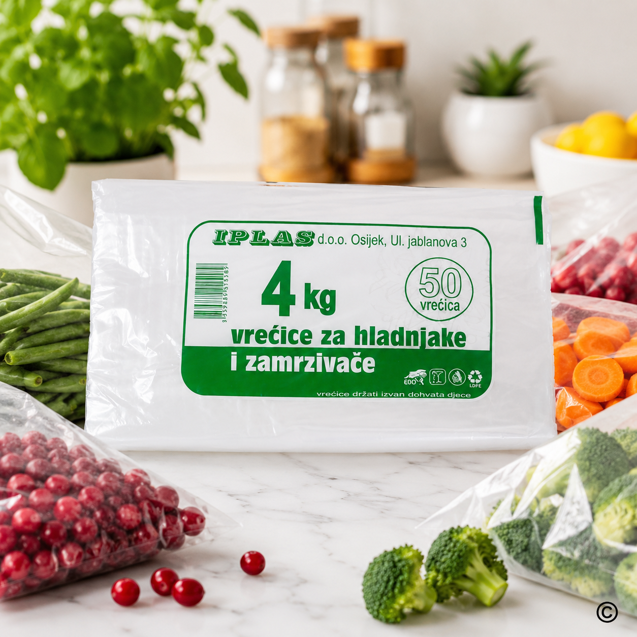 KG15189 VREĆICE ZA DOMAĆINSTVO 4 KG 1/50