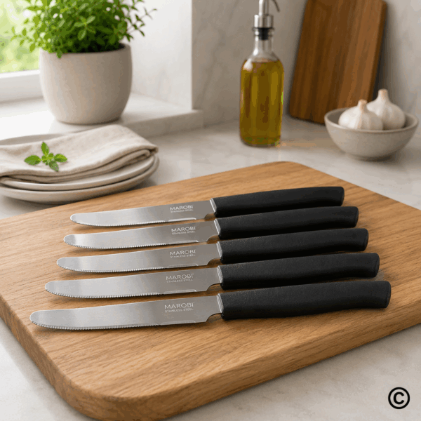 SET NOŽEVA STOLNIH 11 CM 6 KOM MAROBI