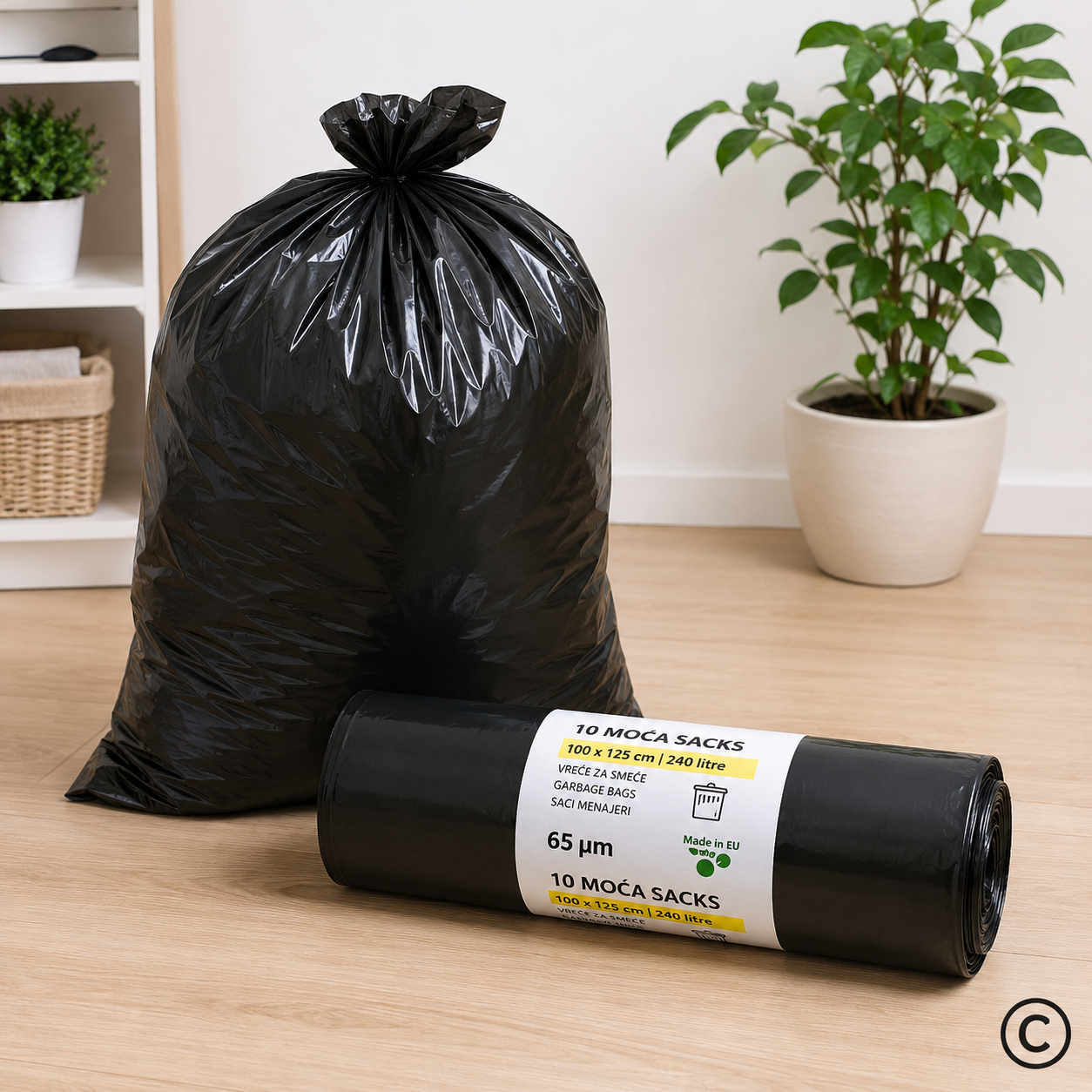 SC46115 VREĆE ZA SMEĆE 100X125CM 240L 65 my-10KOM