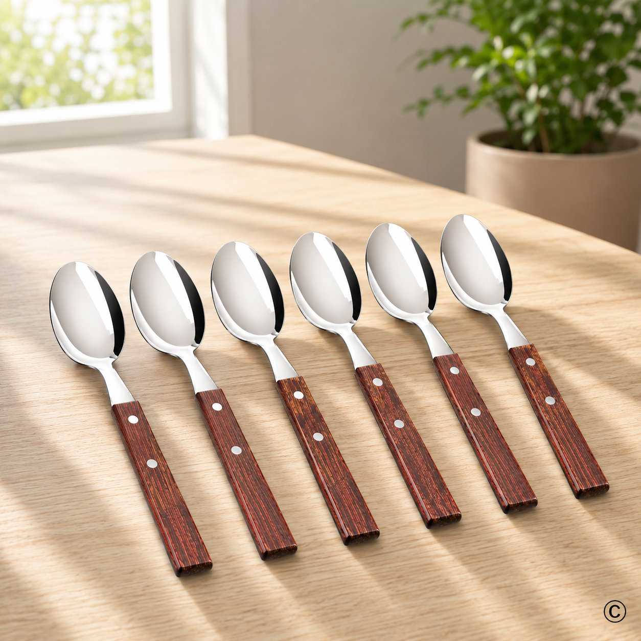 ŽLICA POLYWOOD SET 6 KOM 19 CM