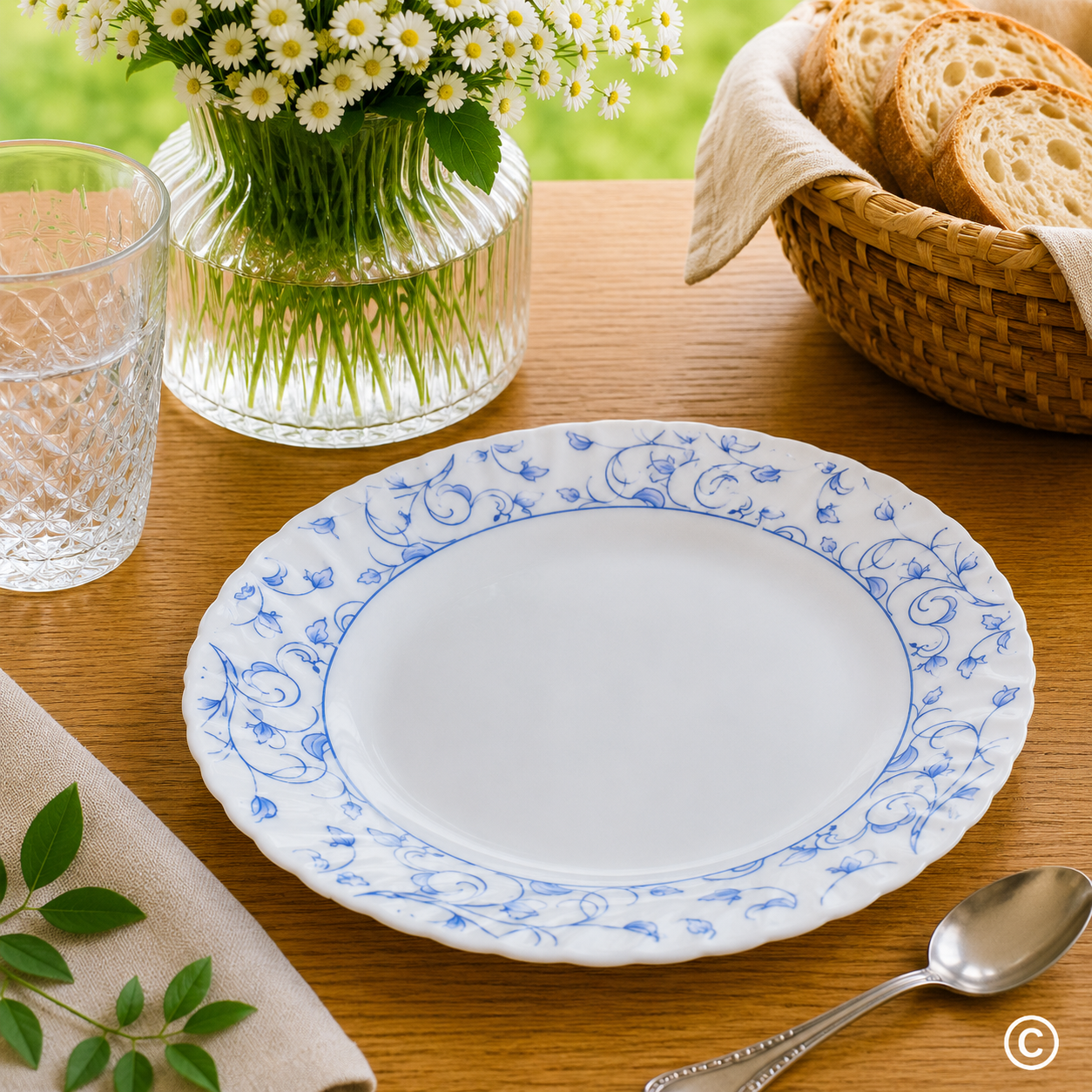 WELHP105/6-10 TANJUR PLITKI 27 CM (10.5") PLAVI DEKOR