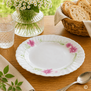 TANJUR PLITKI 19 CM (7.5") ROZI DEKOR