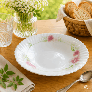 TANJUR DUBOKI 21,5 CM (8.5") ROZI DEKOR