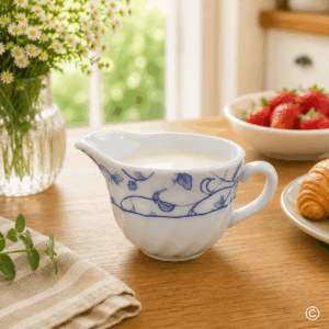 POSUDA ZA MLIJEKO 190 ML PLAVI DEKOR