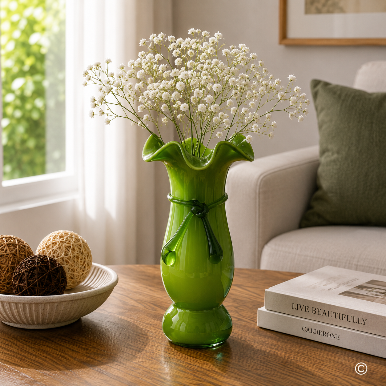 YWB1-0635-6 VAZA STAKLENA 25 CM