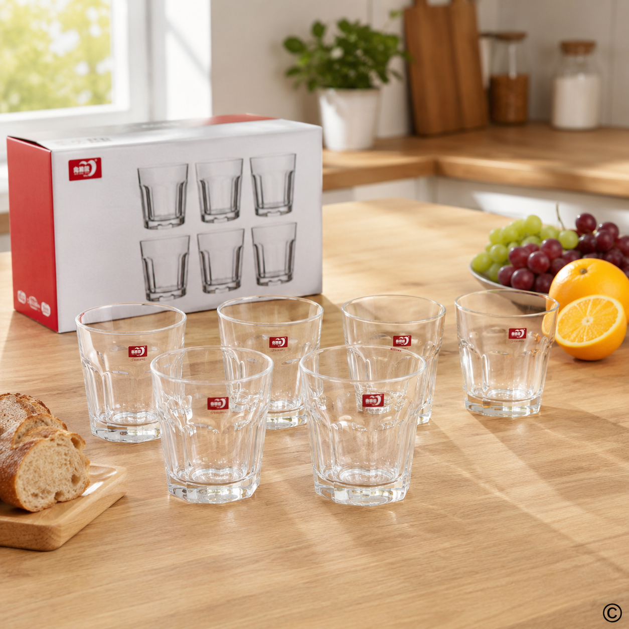 YWD3-7893-22S ČAŠA 11 CM-150 ML SET 6 KOM