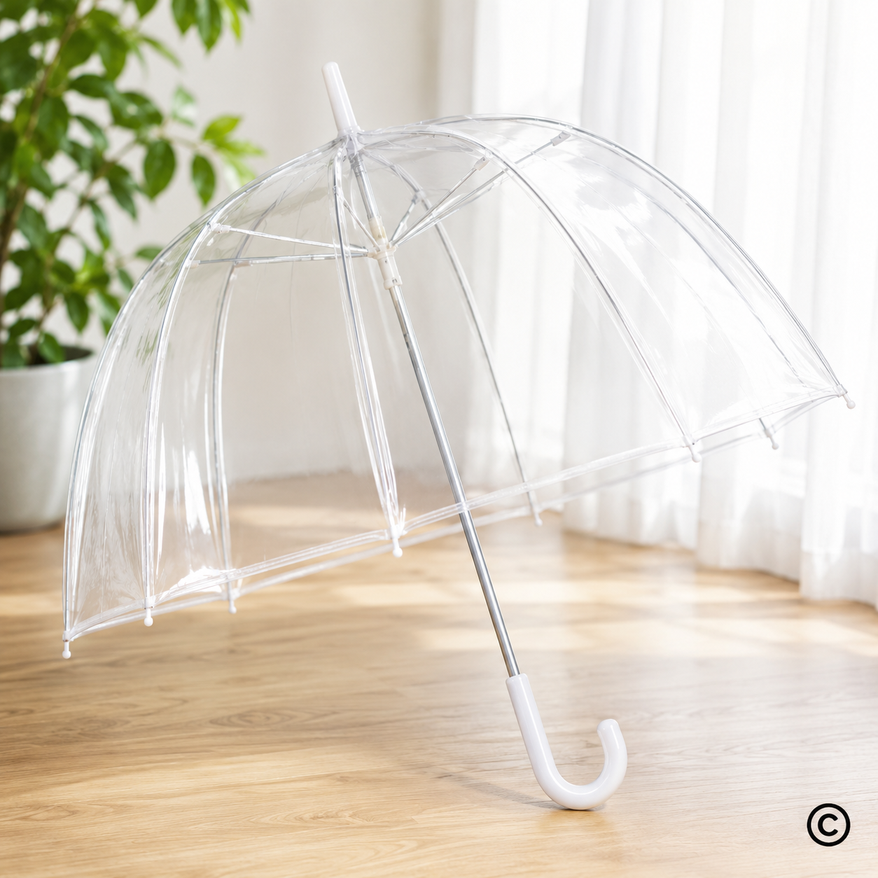 YWF1-10597-6 KIŠOBRAN PROZIRNI 85 CM