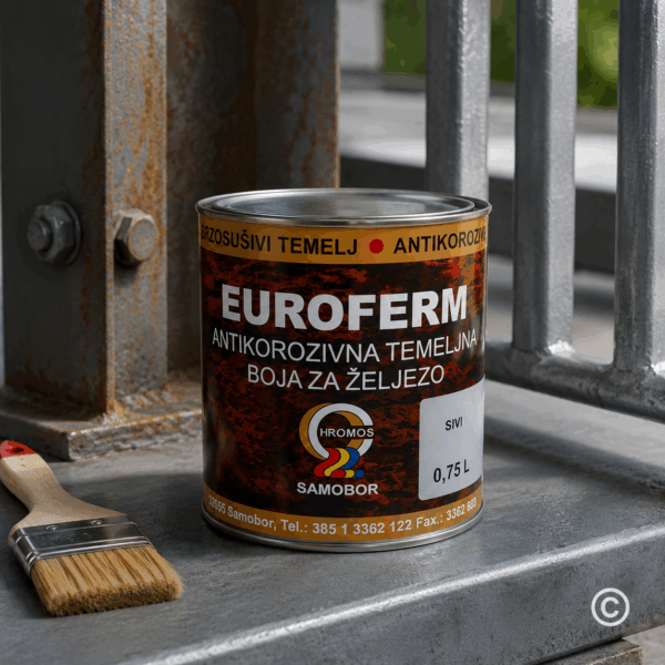 EUROFERM BRZOSUŠIVI TEMELJ SIVI 0,75 L
