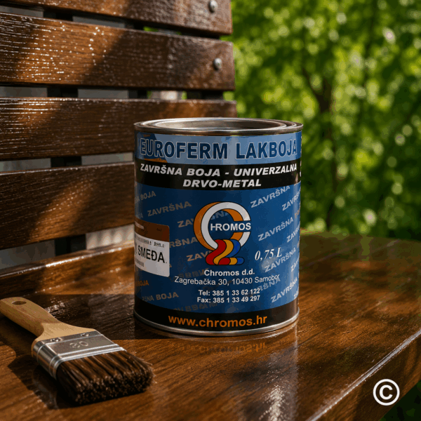 EUROFERM LAK BOJA SMEĐA 0,75 L