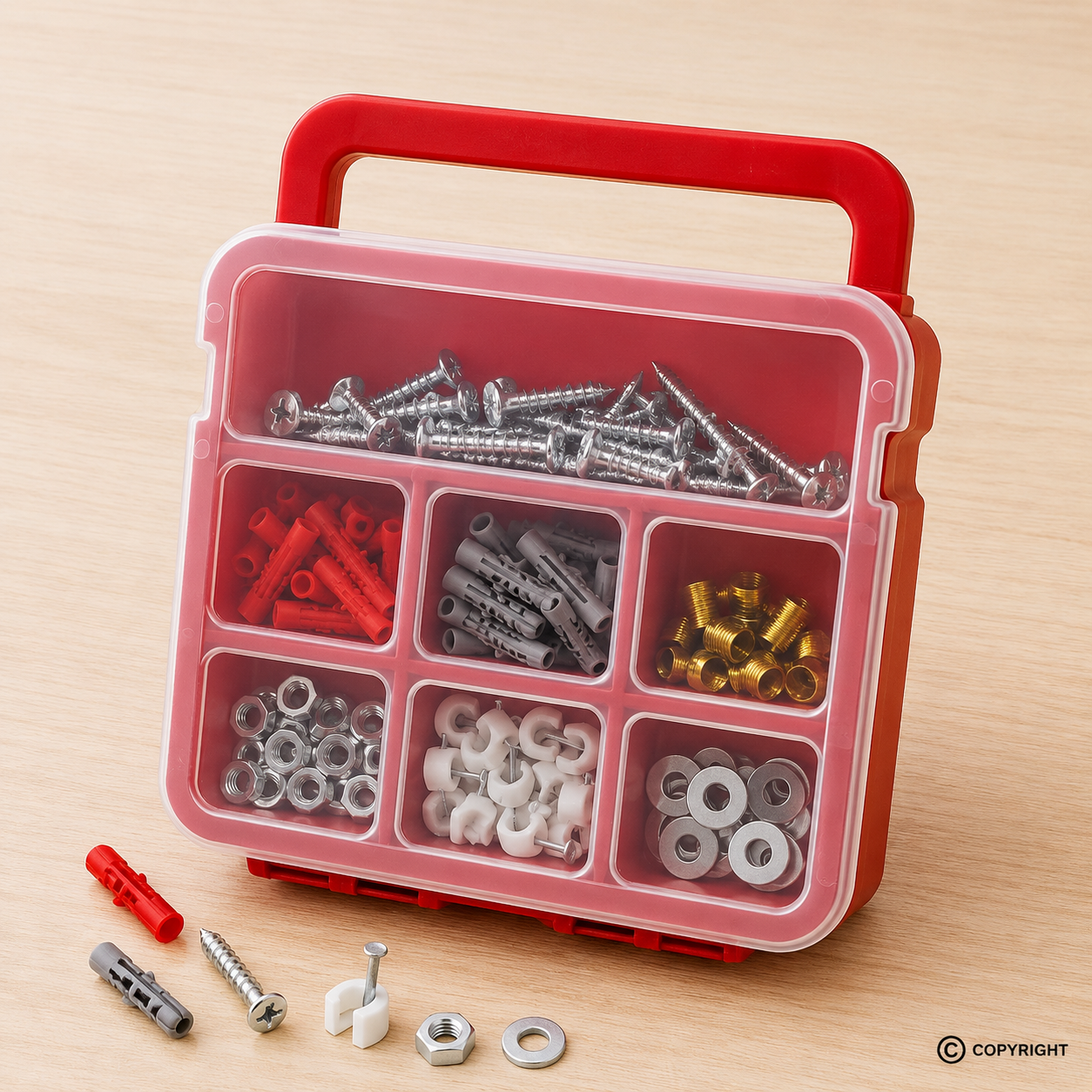 RNH-ORG-9 KUTIJA ORGANIZER ALATA 9 HOBBY