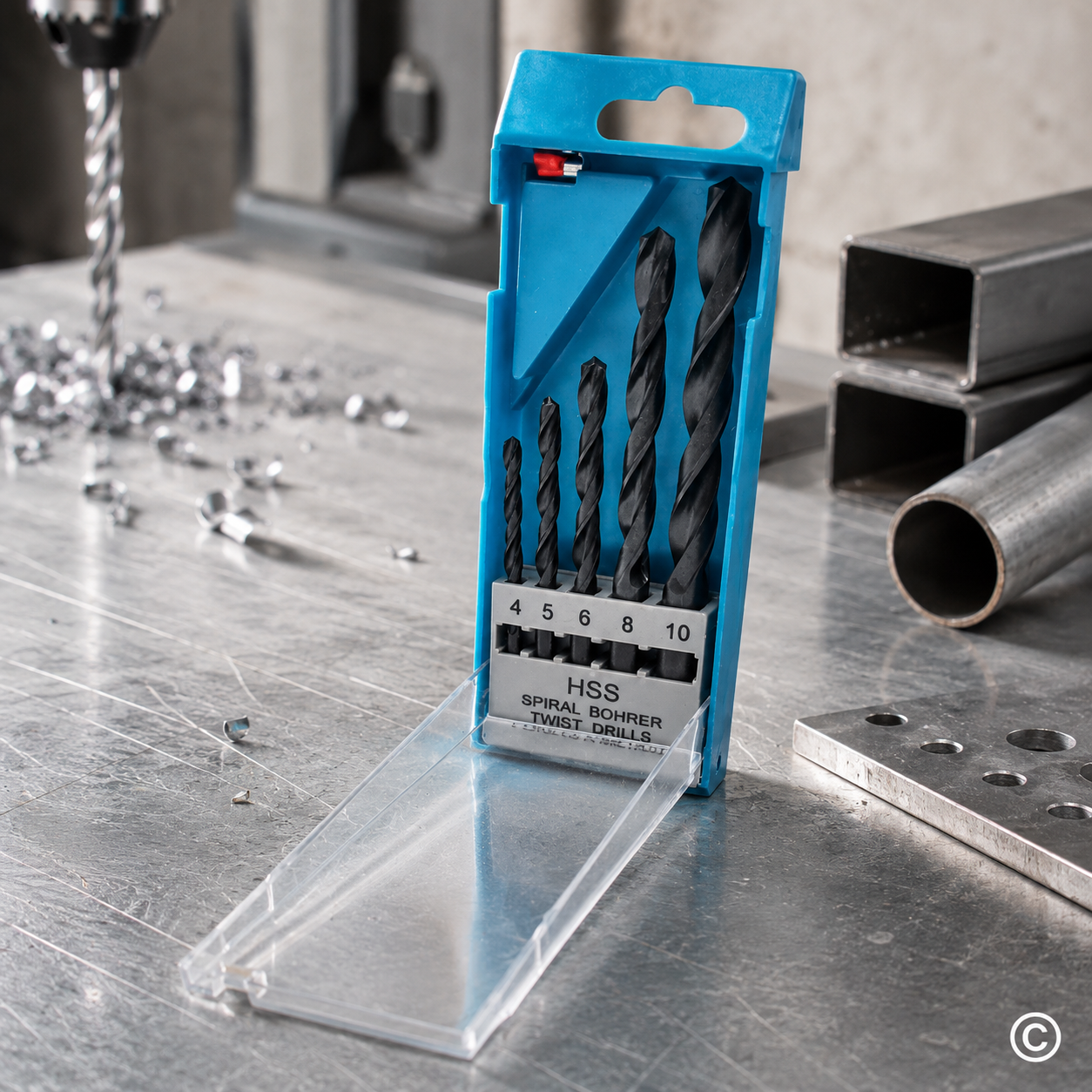 YWF2-13807-3 SET SVRDALA ZA METAL (4,5,6,8,10 MM) 5 KOM