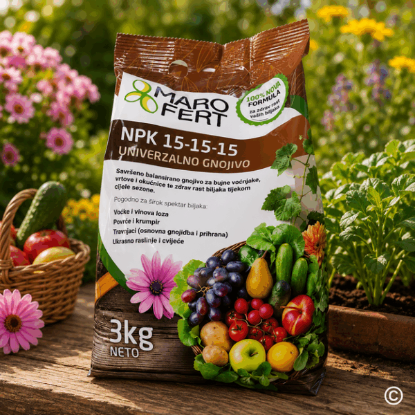 GNOJIVO MAROFERT NPK 15-15-15 3/1