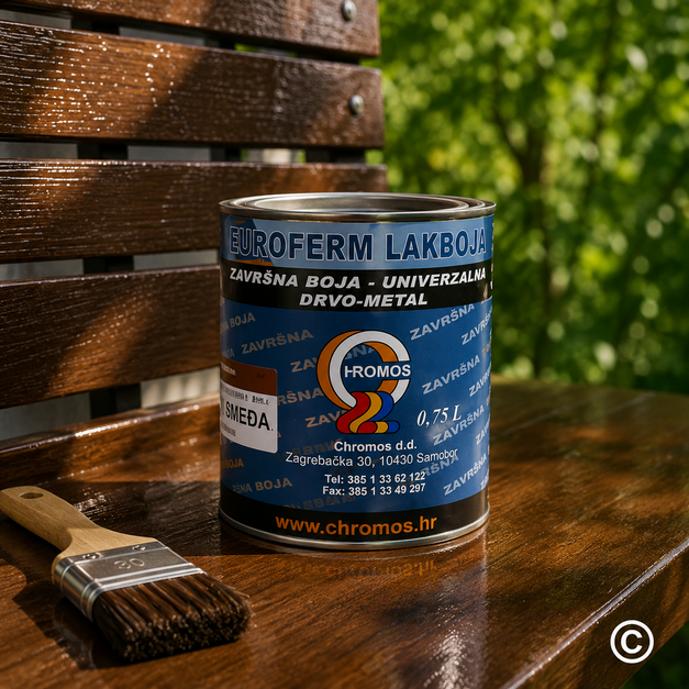 CS910803 EUROFERM LAK BOJA SMEĐA 0,75 L